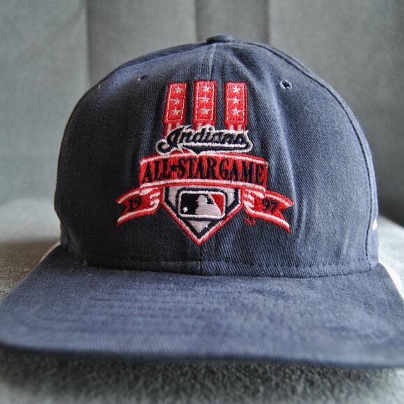 Cleveland Indians 1997 All Star Game New Era Hat with Adjustable Strap - Picture 2 of 7